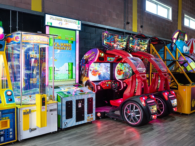 Soft play and arcade at Auchenlarie Holiday Park