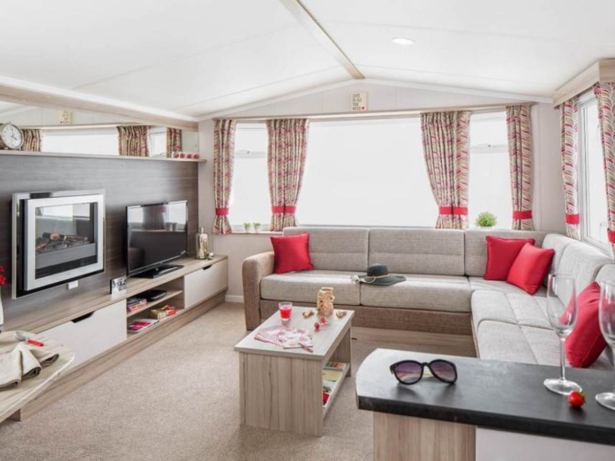 Bronze two-bedroom holiday caravan at Auchenlarie Holiday Park