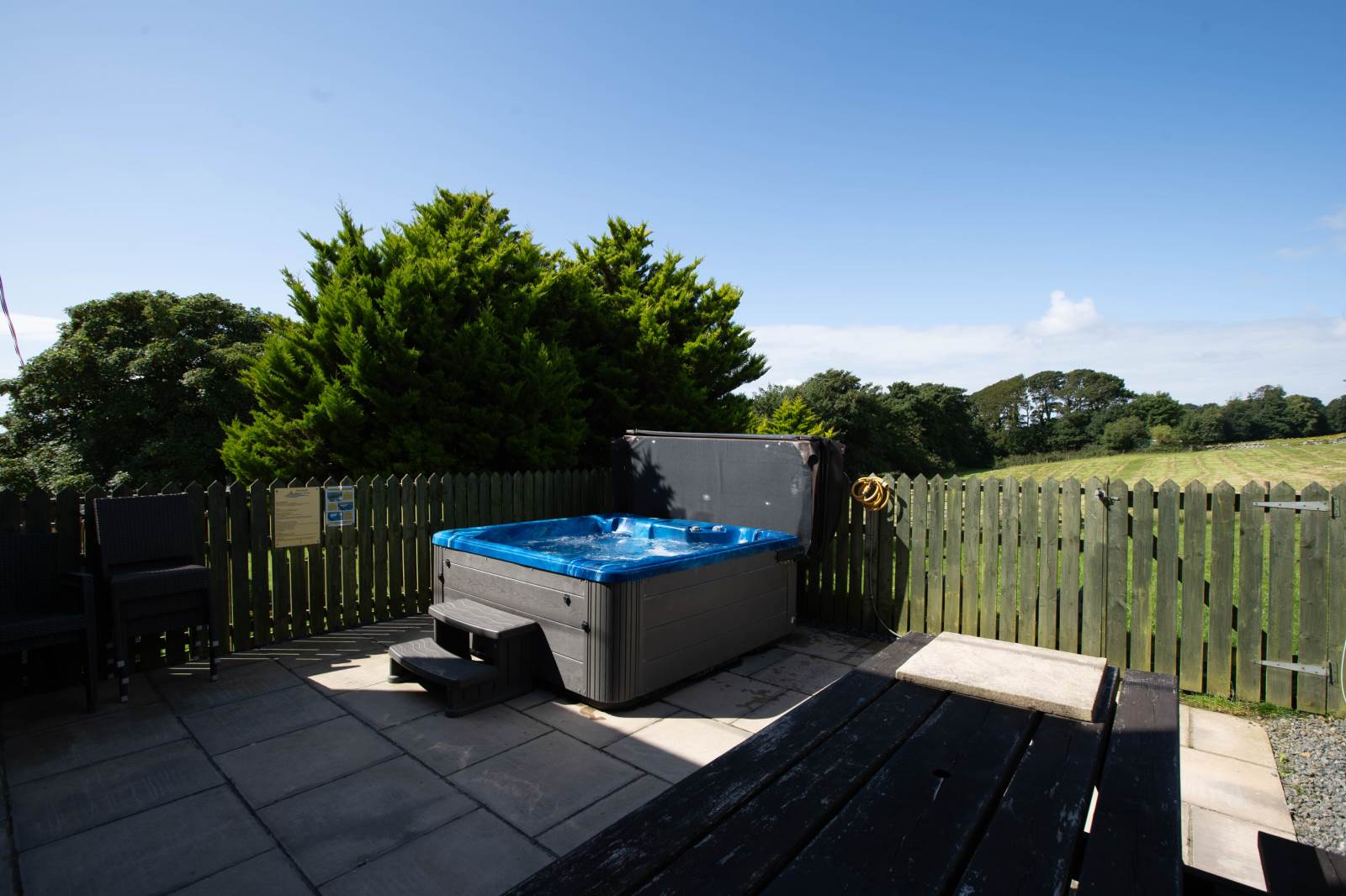 Renovated stone cottage with hot tub at Galloway Cottages
