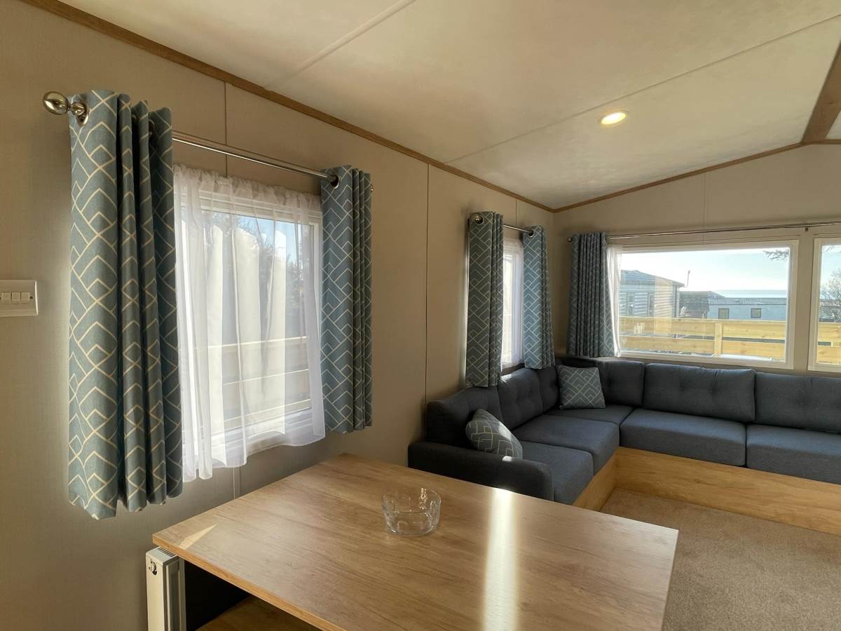 Standard two-bedroom holiday caravan at Auchenlarie Holiday Park